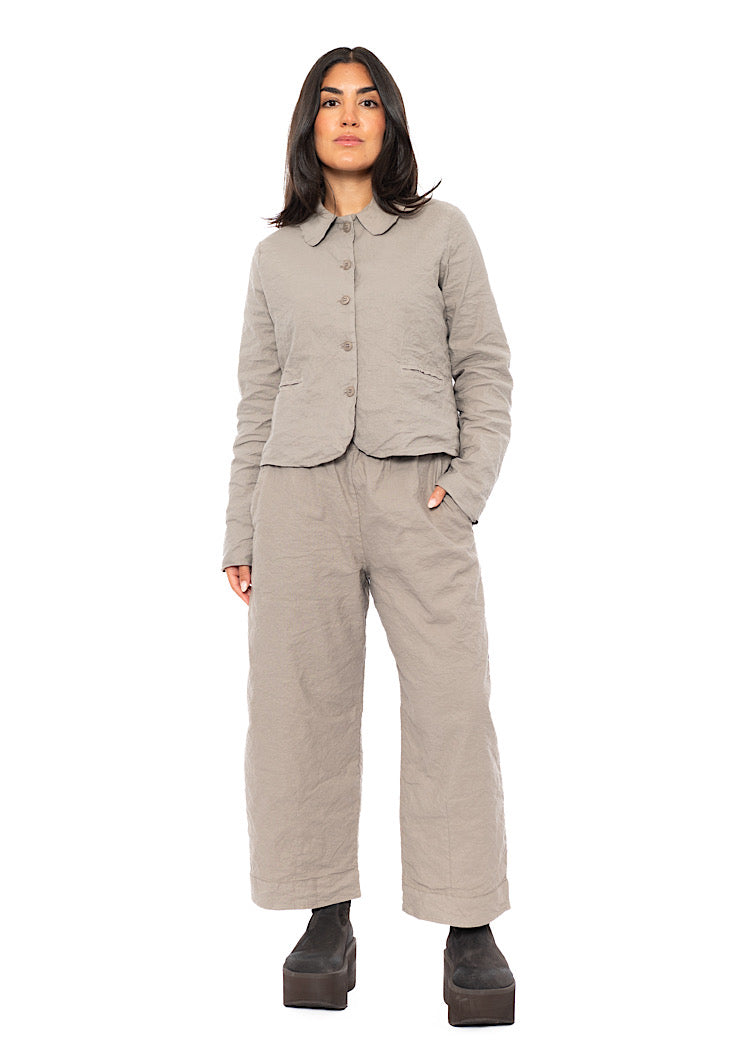 SIGNATURE CRINKLE STRAIGHT LEG TROUSER