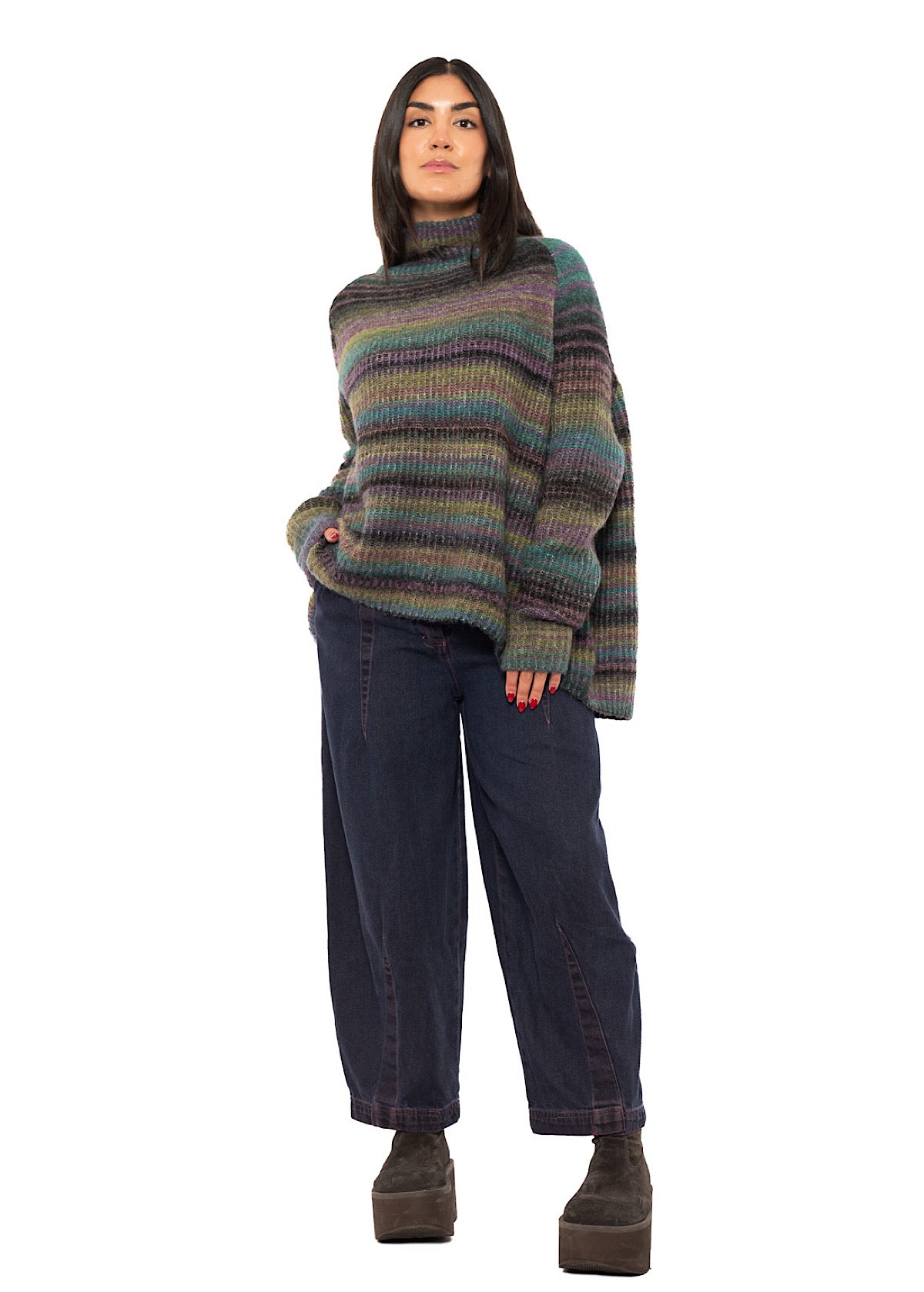 DENIM BALLOON TROUSER