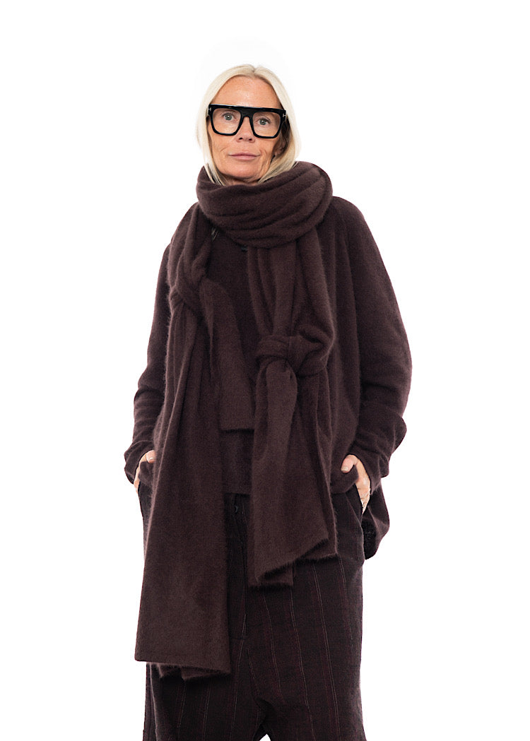SIGNATURE RACCOON HAIR SCARF