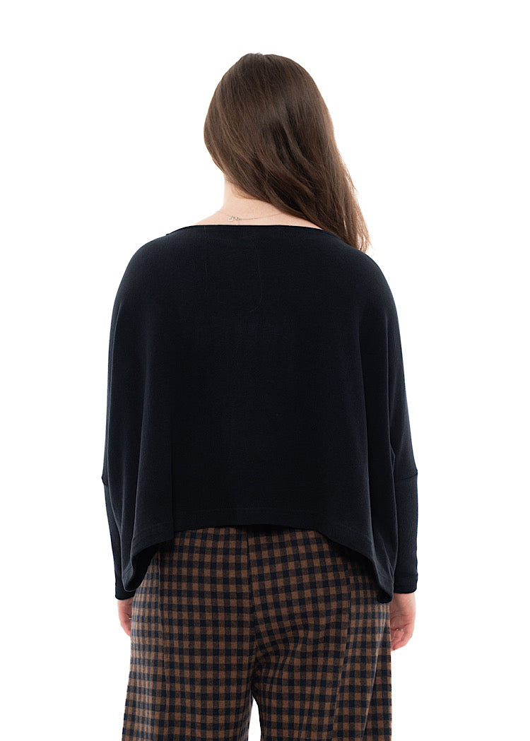 SIGNATURE COTTON-FLEECE KIRA PULLOVER