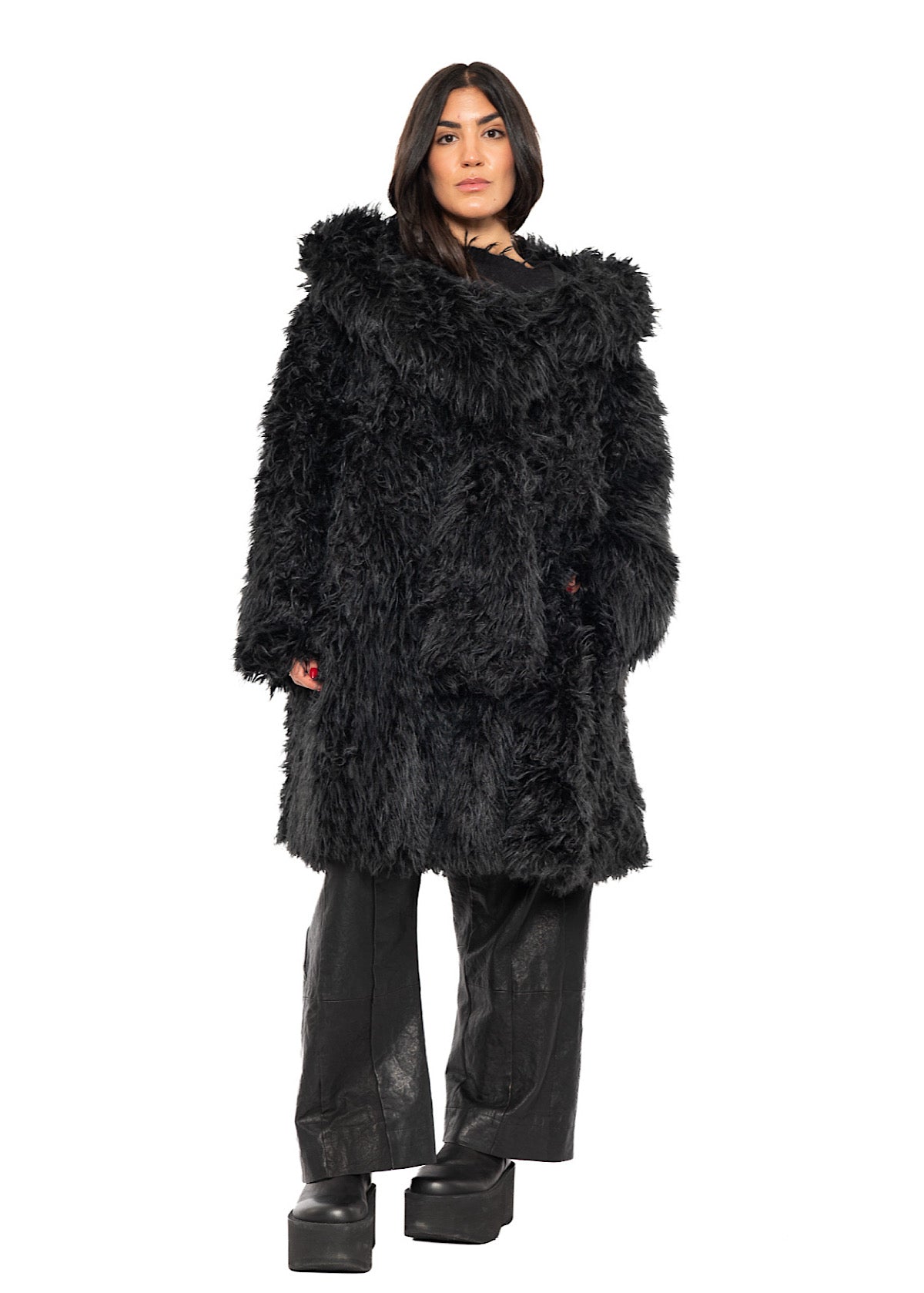 STATEMENT FAUX FUR COAT