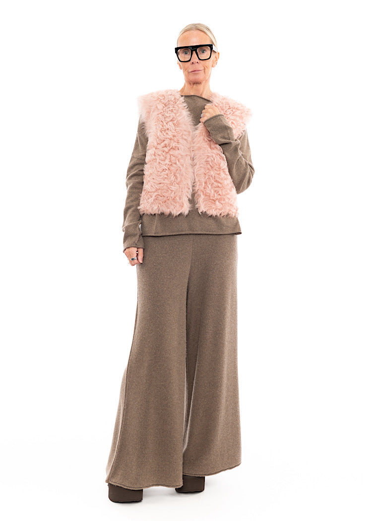 DOM GOOR CURLY SHORT GILET