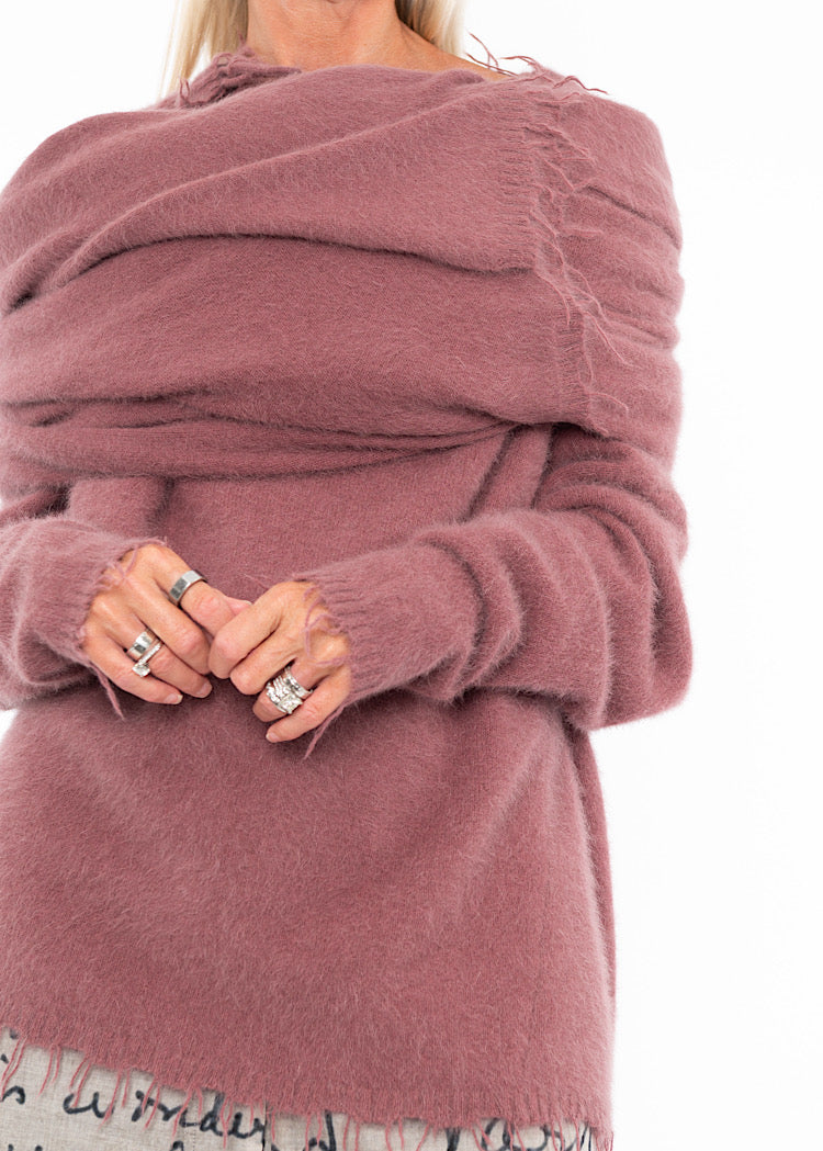 RUNDHOLZ DIP 2/3 SHARER KNITTED SCARF