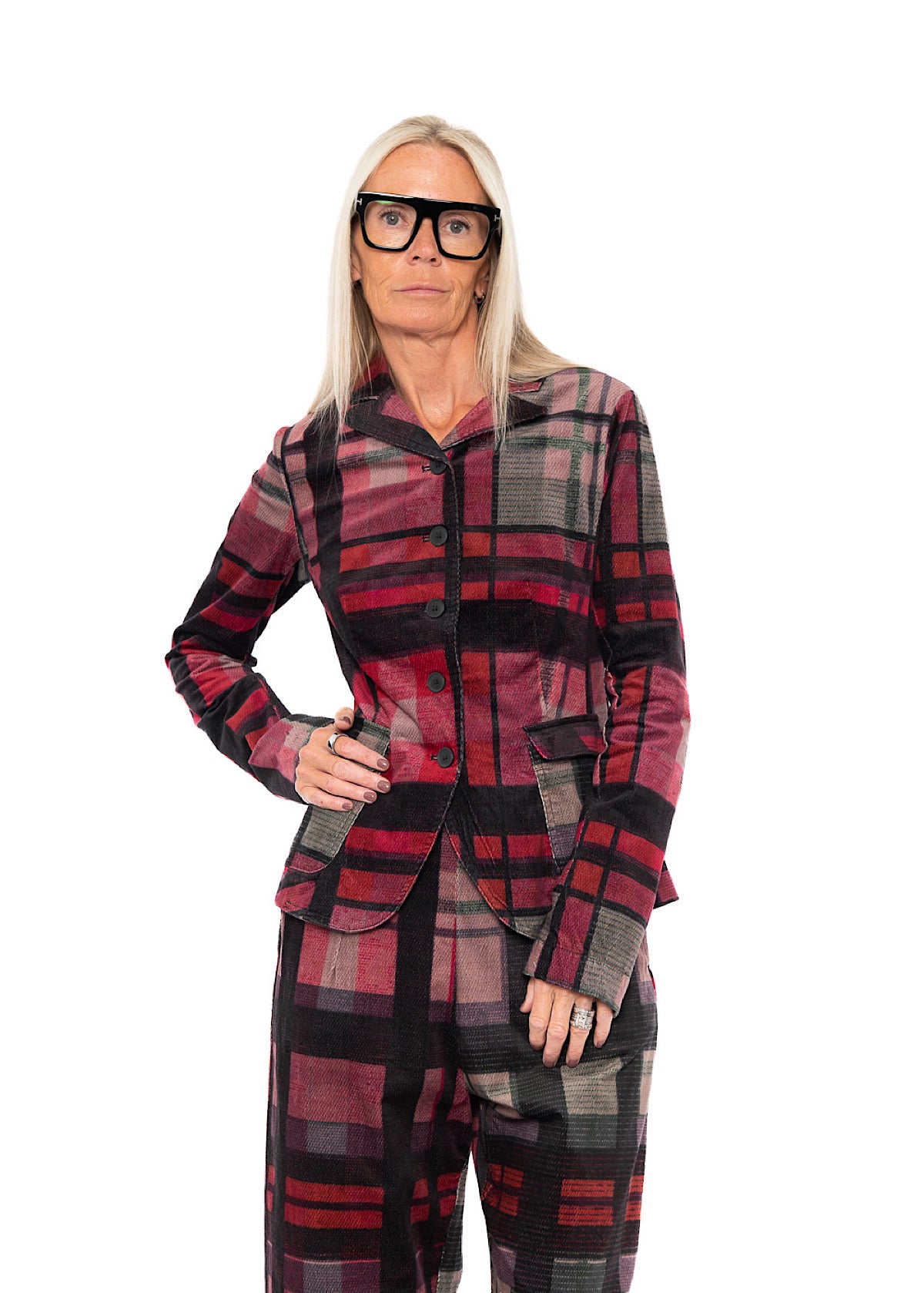 HERITAGE CHECK TAILORED JACKET
