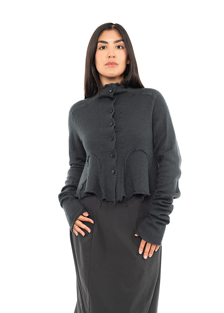 PRE-LOVED RUNDHOLZ BLACK LABEL CROPPED CARDIGAN