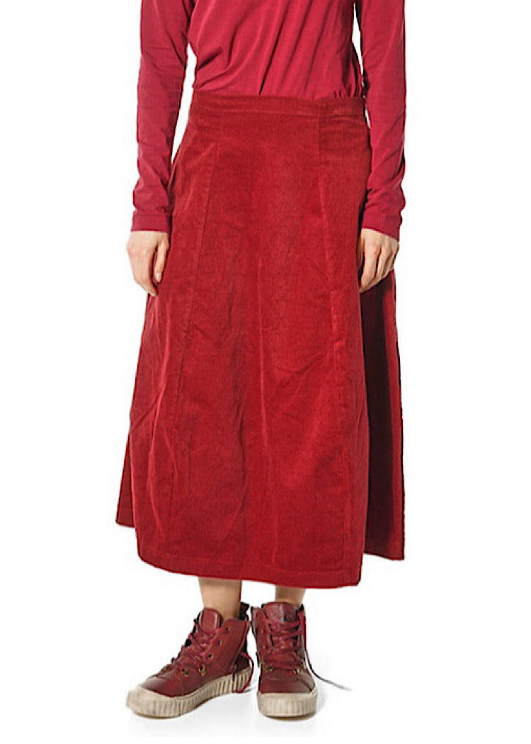 CL STRETCH-VELVET BALLOON SKIRT