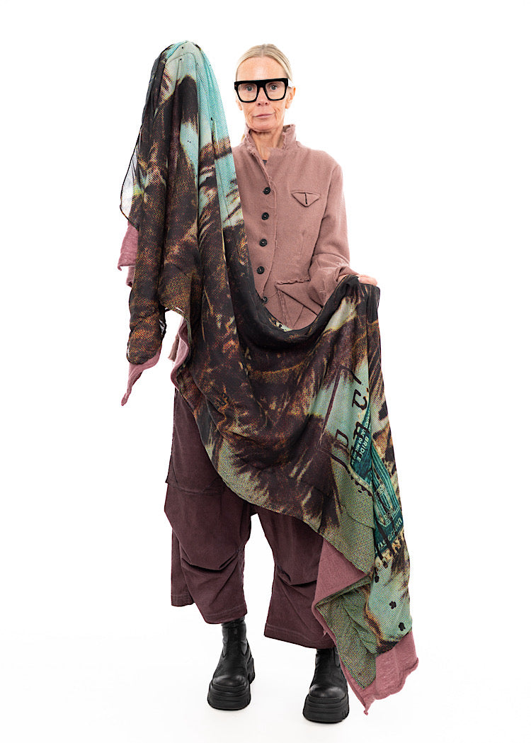 RUNDHOLZ DIP 1/2 SHARER KNITTED SCARF