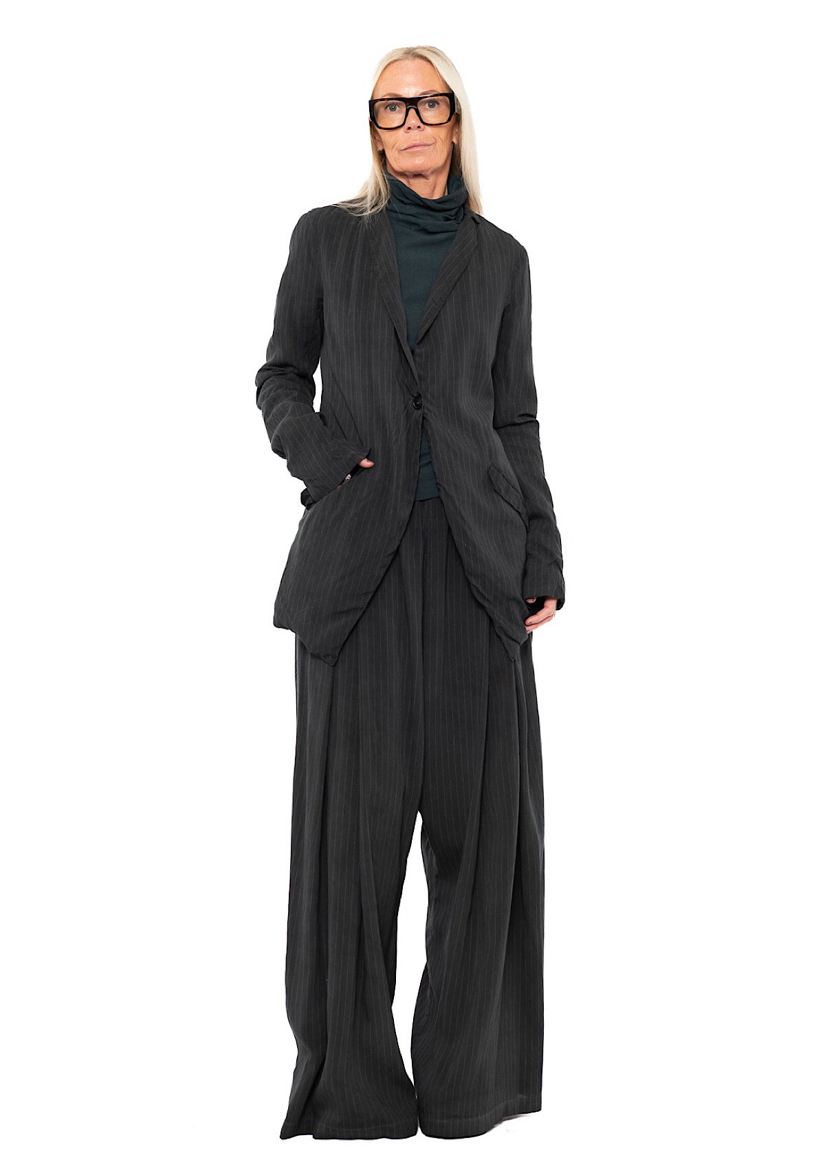 FLUID PINSTRIPE PALAZZO TROUSER