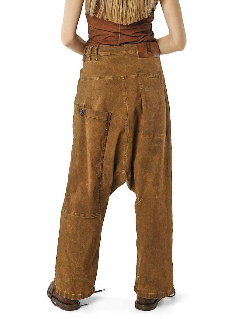 GARMENT-DYED WIDE-LEG DENIM TROUSER *DK DAKAR CLOUD* (SHOWN IN DAKAR CLOUD)