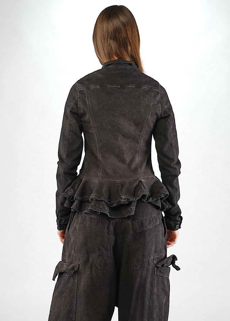 RUNDHOLZ MAINLINE JACKET *BLACK GLOSS* (Shown in TURF WASH)