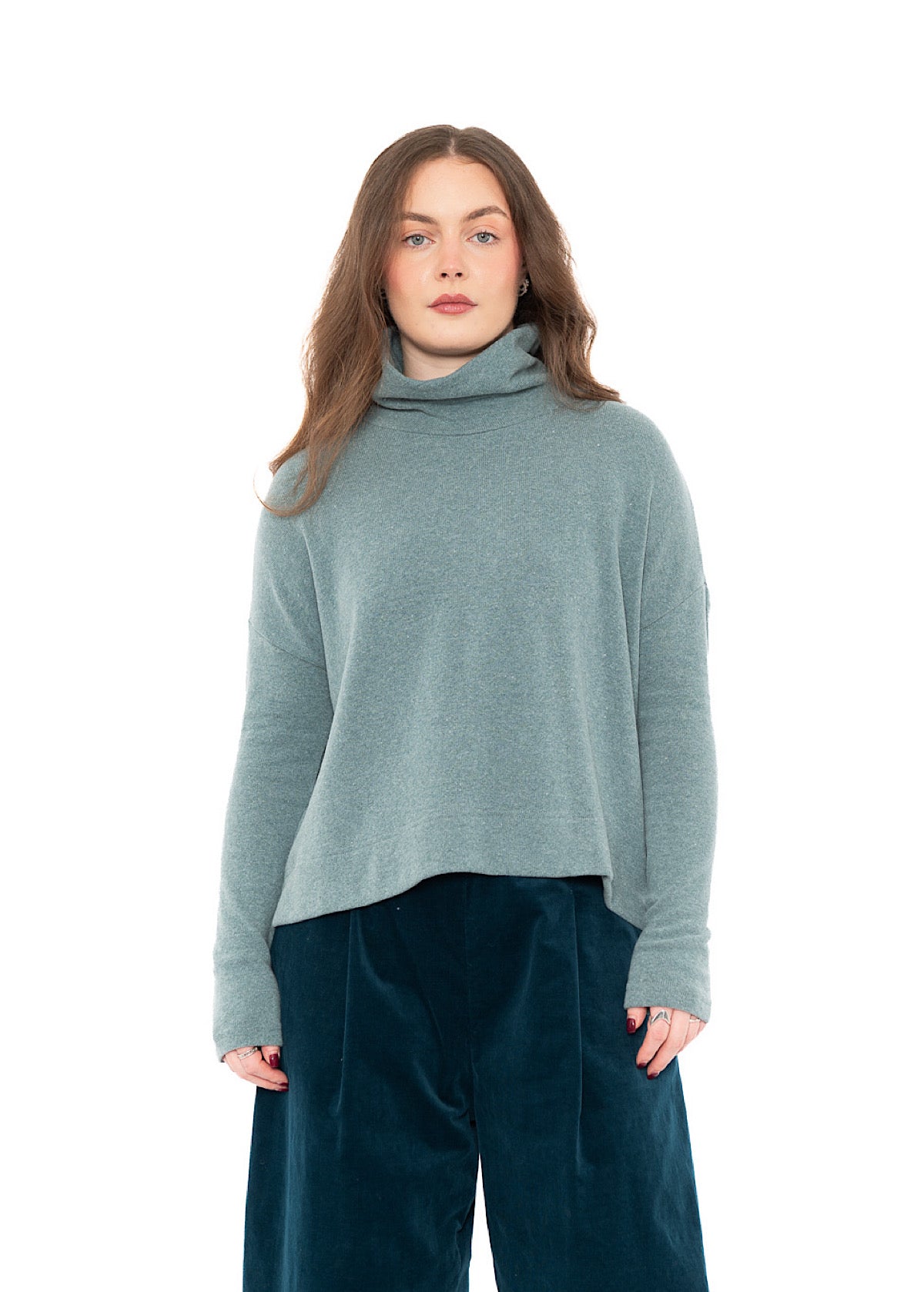 SIGNATURE COTTON-FLEECE MOYET PULLOVER