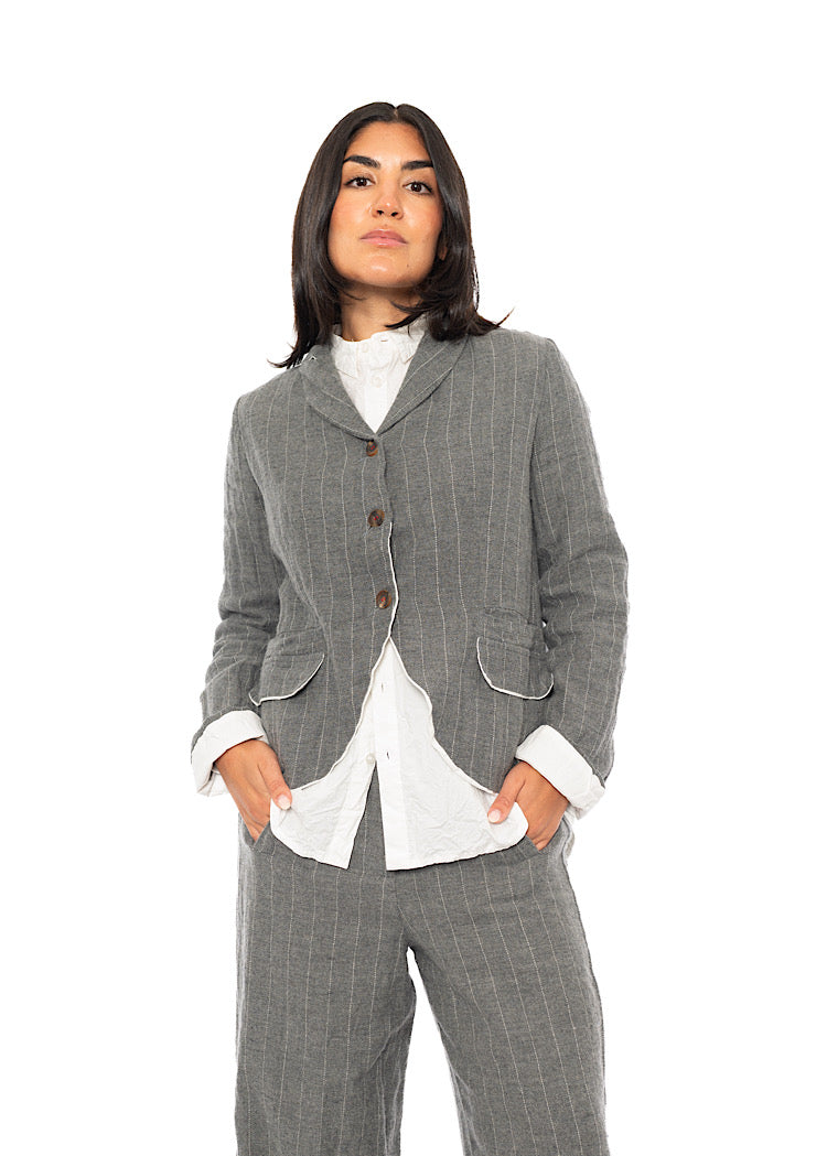 PINSTRIPE VIOLA JACKET
