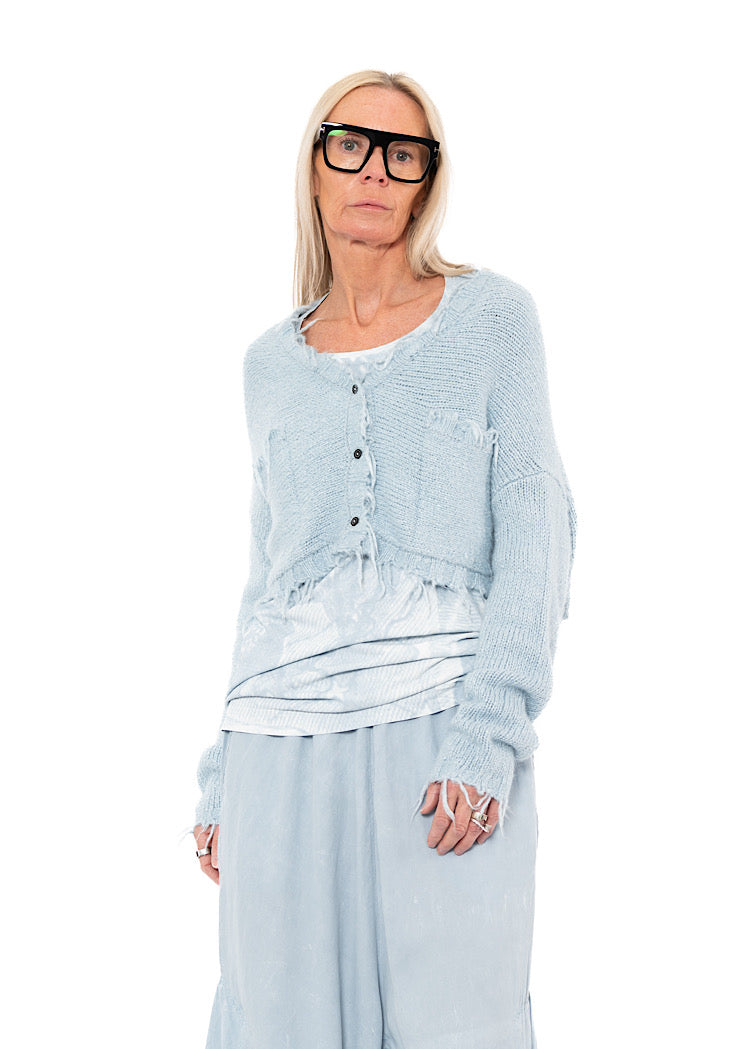 RUNDHOLZ DIP CARDIGAN