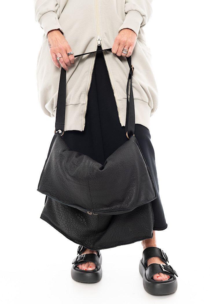 SORT AARHUS LEATHER BAG