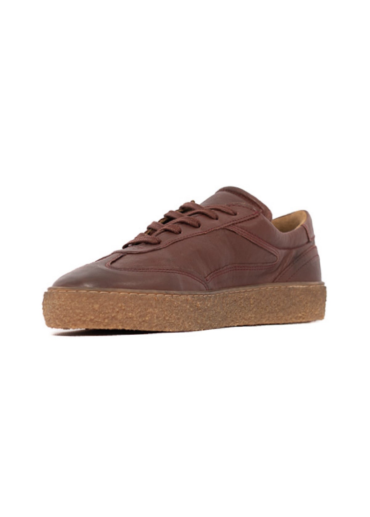 LEATHER LOW-TOP TRAINER