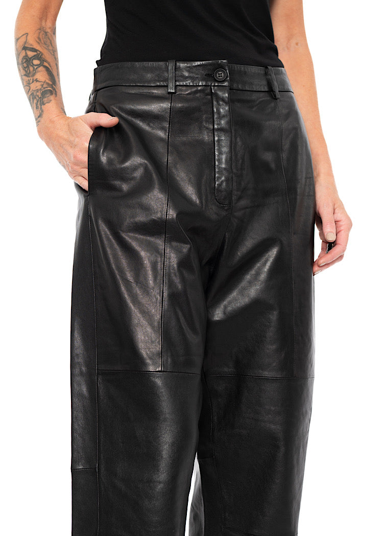 ANNETTE GÖRTZ LEATHER HOSS TROUSER