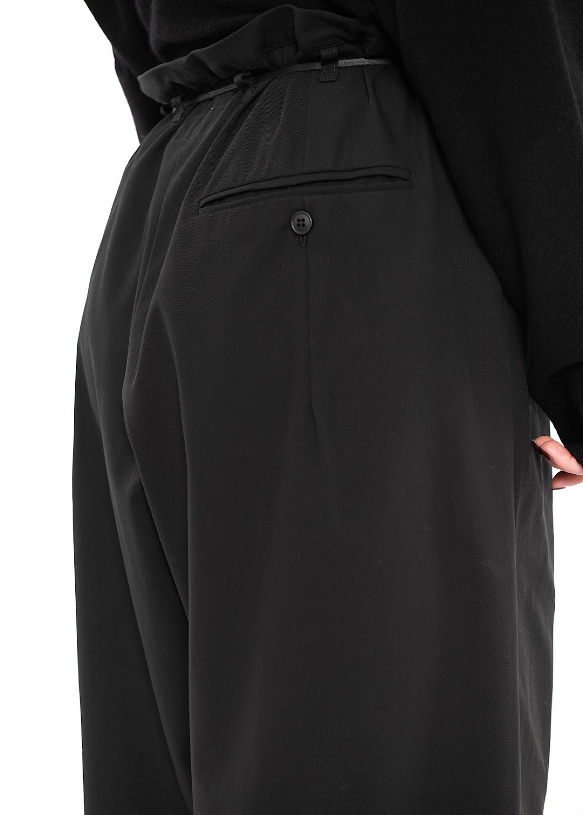 STRAIGHT LEG COTTON TROUSER