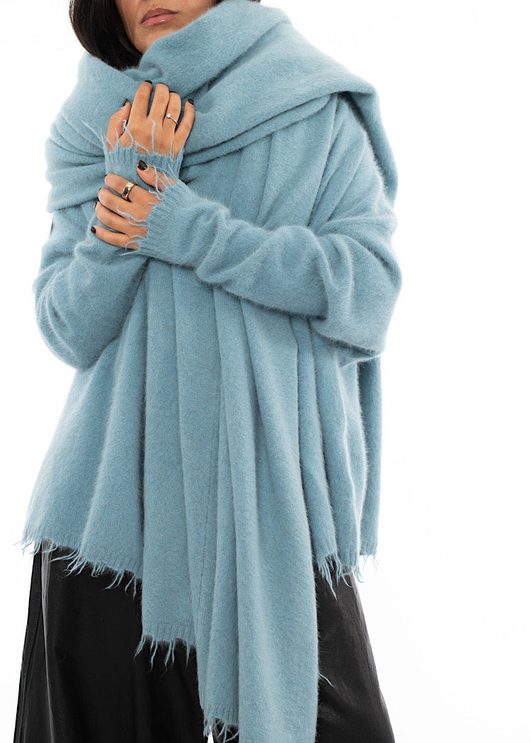 RUNDHOLZ DIP KNITTED SCARF