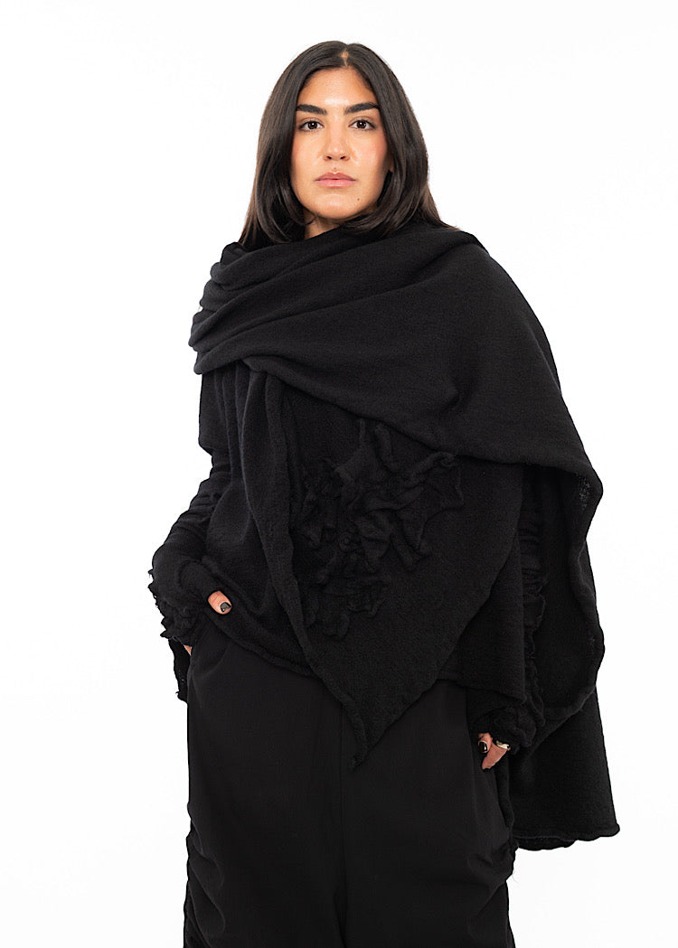 RUNDHOLZ BLACK LABEL KNITTED SCARF