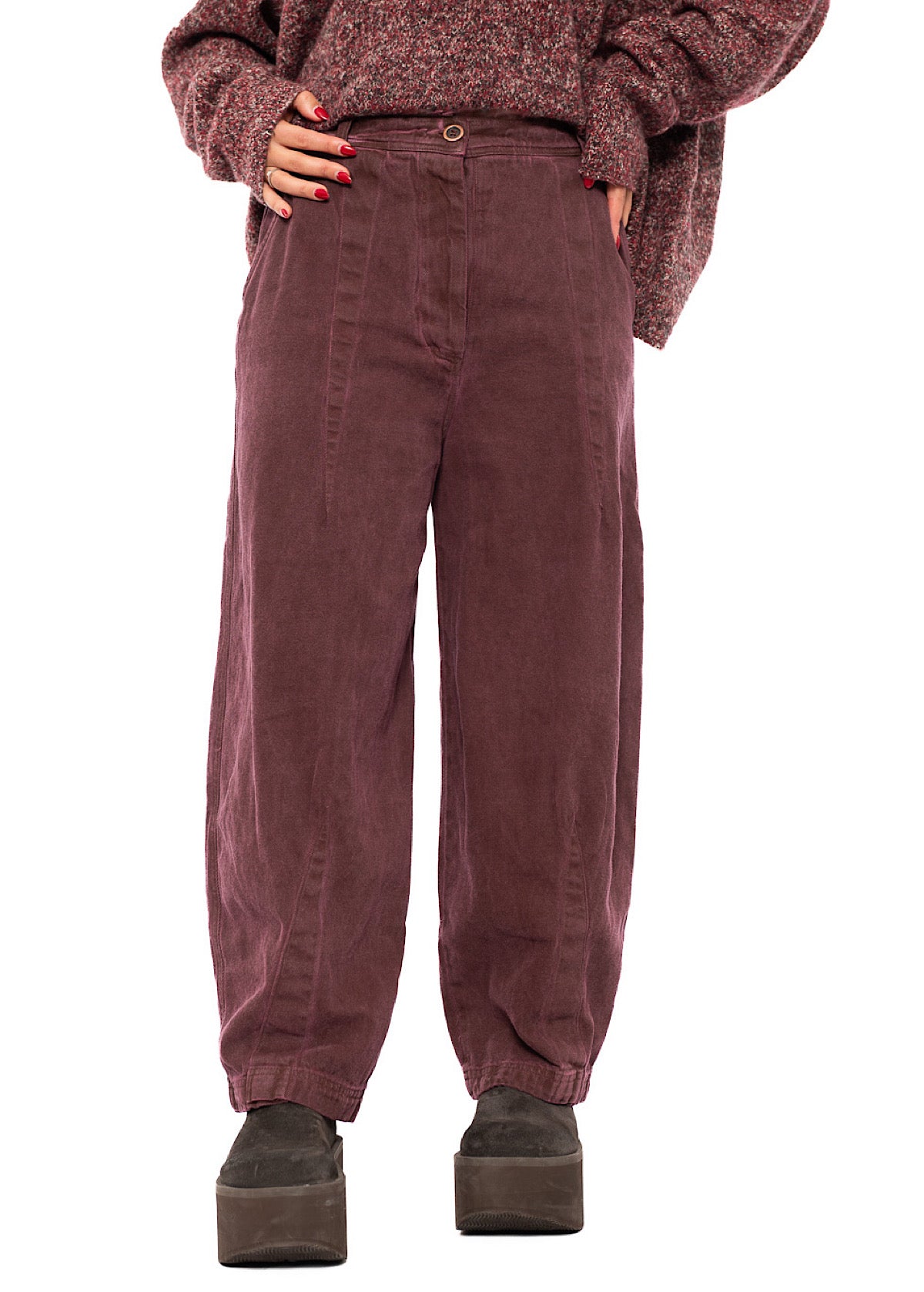 DENIM BALLOON TROUSER