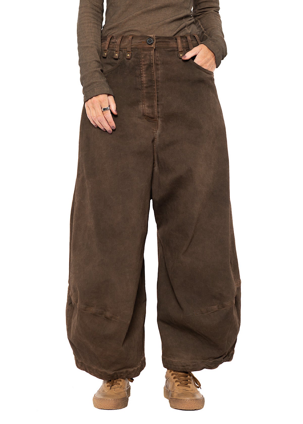 SIGNATURE BALLOON DENIM TROUSER