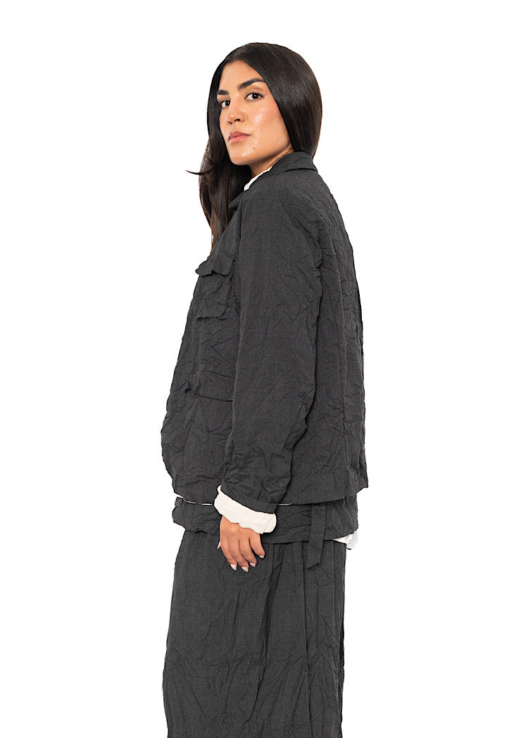 CRINKLE UTILITY JACKET