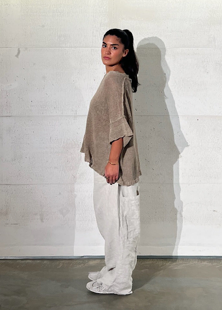 PRE-ORDER RUNDHOLZ DIP PULLOVER *SEAWEED* (Shown in LINEN)