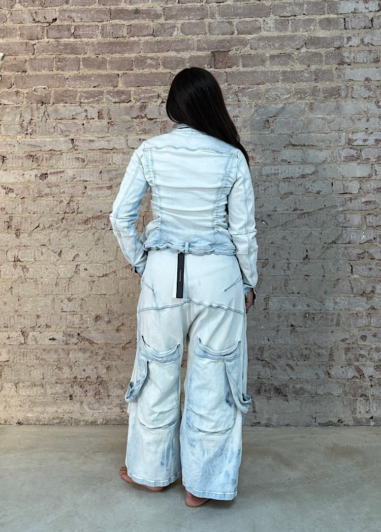 PRE-ORDER RUNDHOLZ MAINLINE JACKET *INDIGO STONEWASH* (Shown in INDIGO FADED)