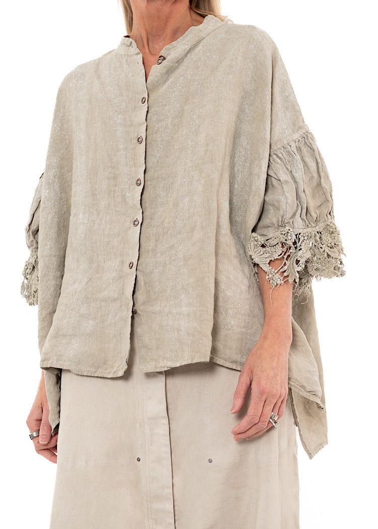 RUNDHOLZ DIP BLOUSE