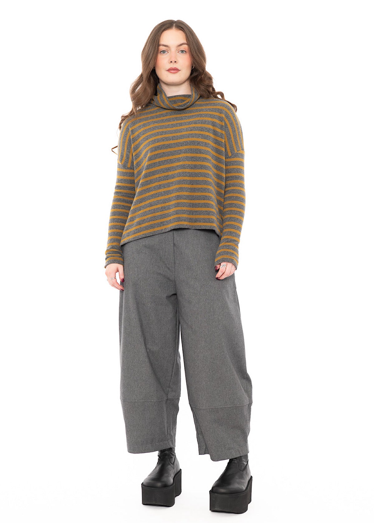 STRUCTURED COTTON-MIX RIMA D TROUSER