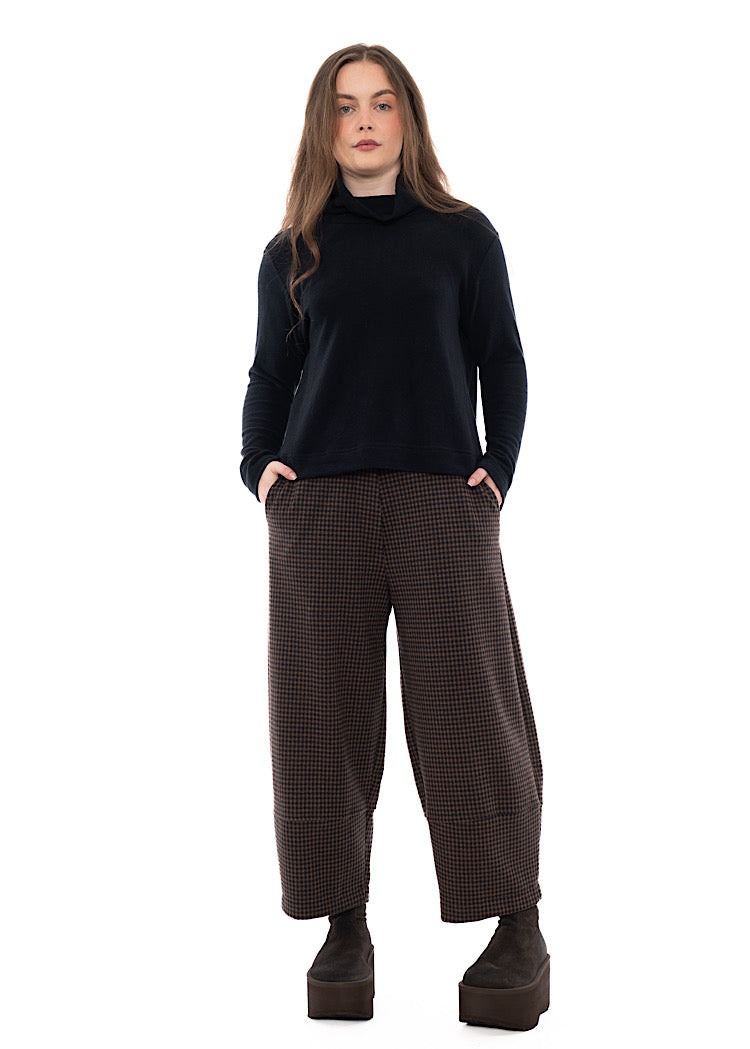 COTTON-FLEECE LYDIA PULLOVER