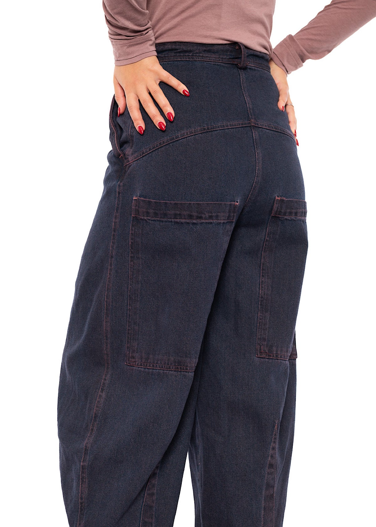 DENIM BALLOON TROUSER
