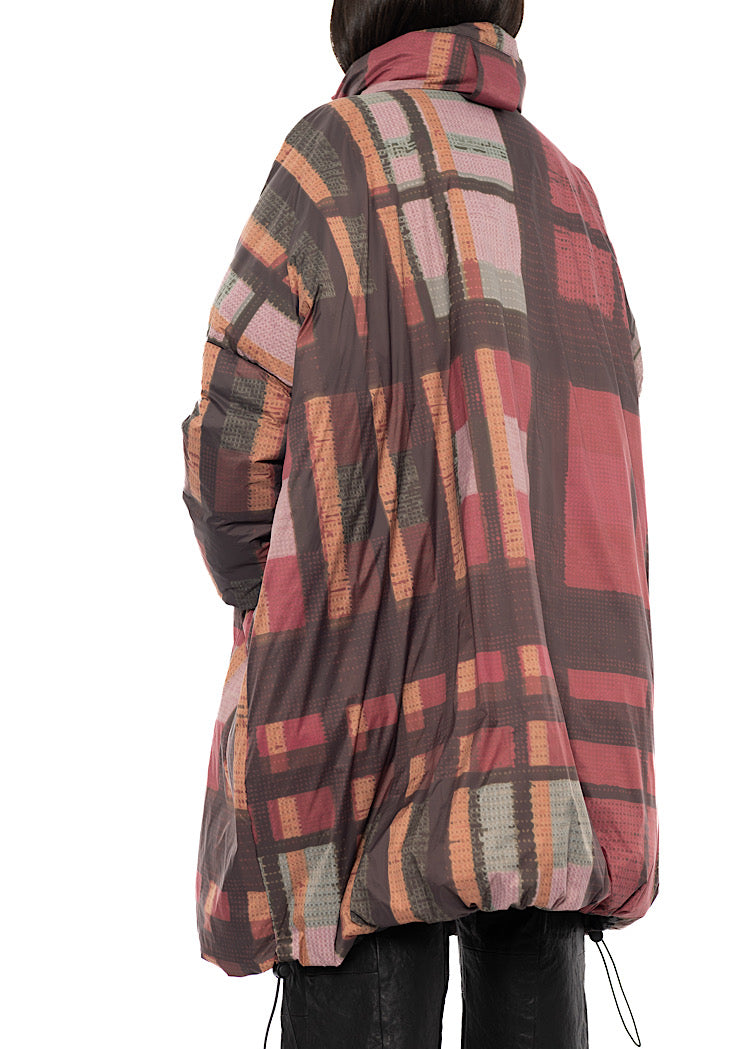 HERITAGE CHECK PUFFER COAT