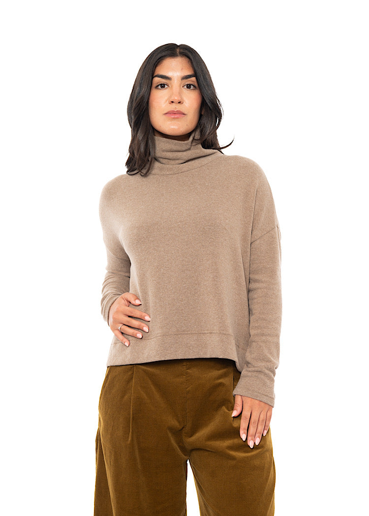 SIGNATURE COTTON-FLEECE MOYET PULLOVER