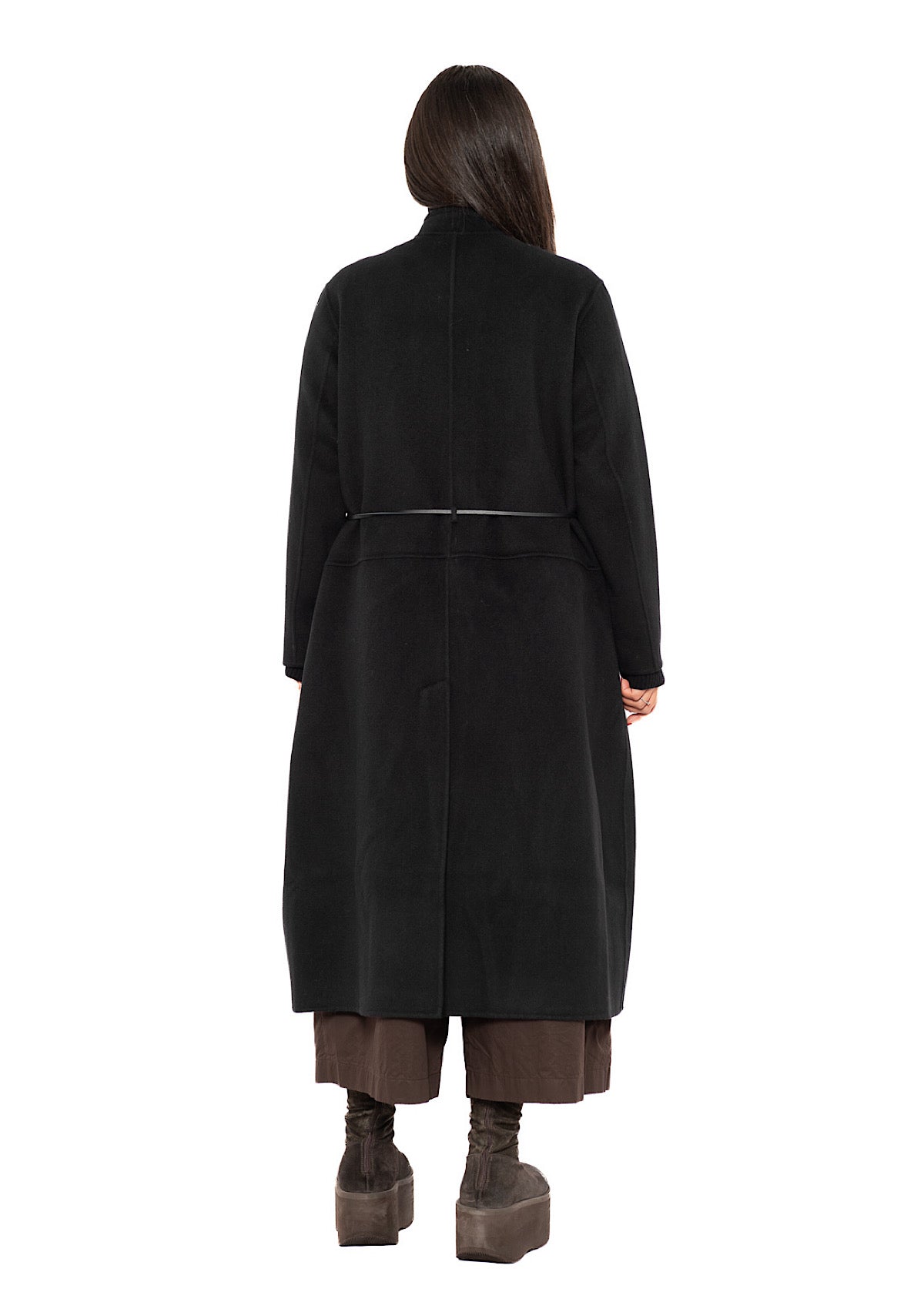 BELTED CASHMERE COAT