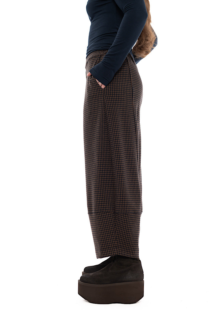 MICRO-CHECK RIMA JQ TROUSER