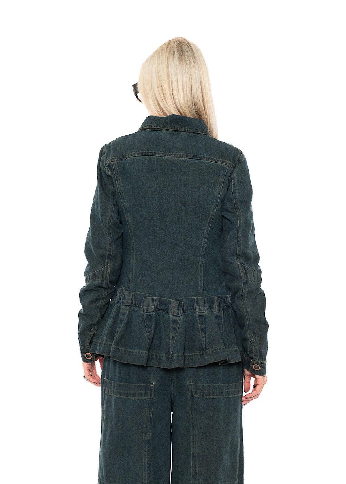 GARMENT-DYED DENIM JACKET