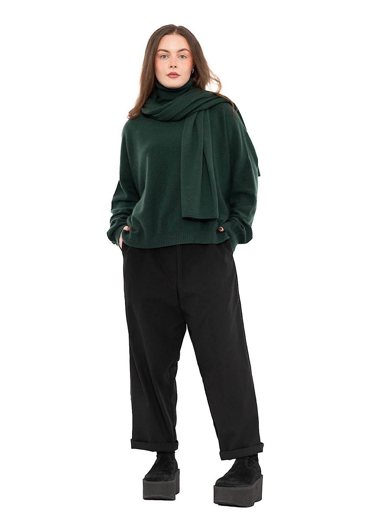 TAPERED COTTON TROUSER