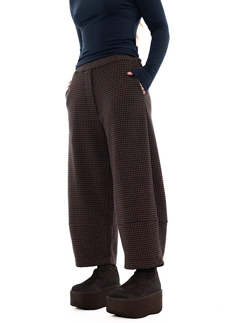 MICRO-CHECK RIMA JQ TROUSER