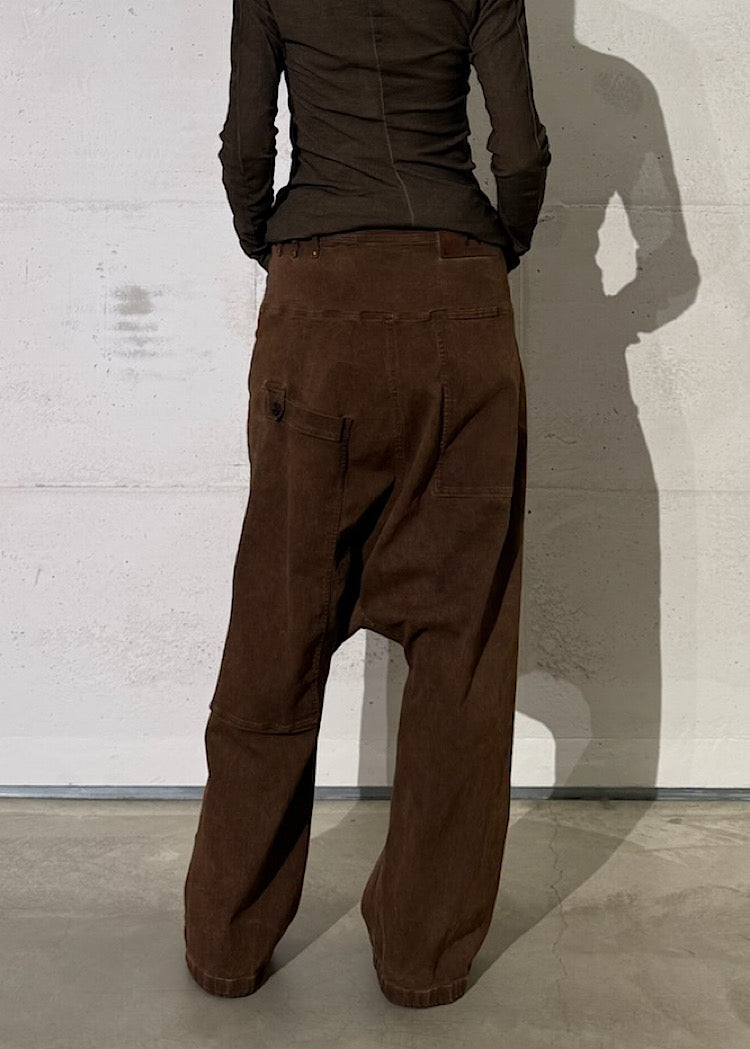 GARMENT-DYED WIDE-LEG DENIM TROUSER *DK DAKAR CLOUD* (SHOWN IN DAKAR CLOUD)