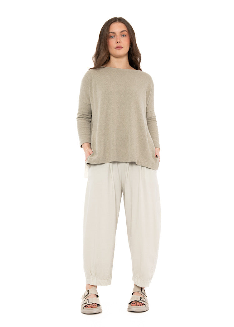 MAMA B BIANCO U TROUSER
