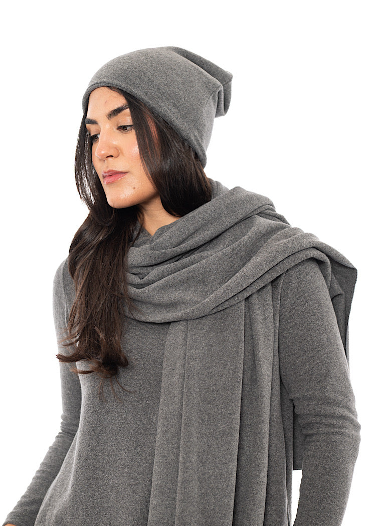 COTTON-FLEECE KAKI HAT
