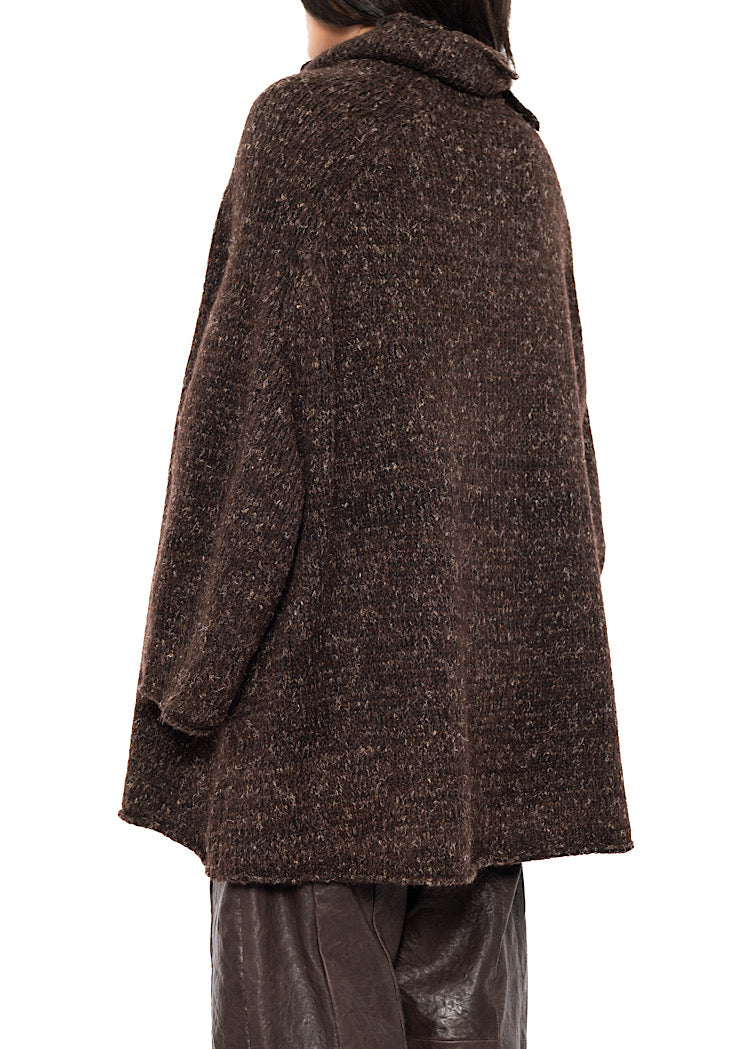 RELAXED MARLED KNIT TUNIC