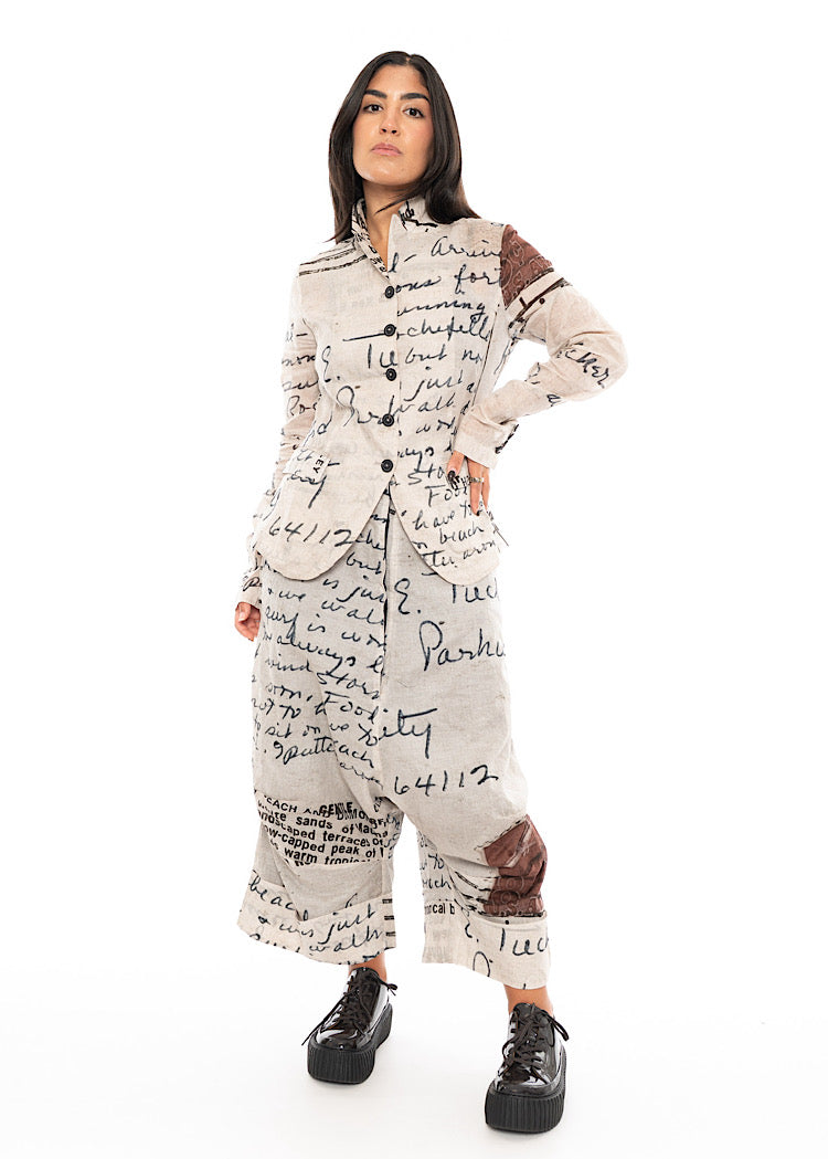 RUNDHOLZ DIP JACKET *BERMUDA 3 PRINT* (Shown in BACKSIDE PRINT)