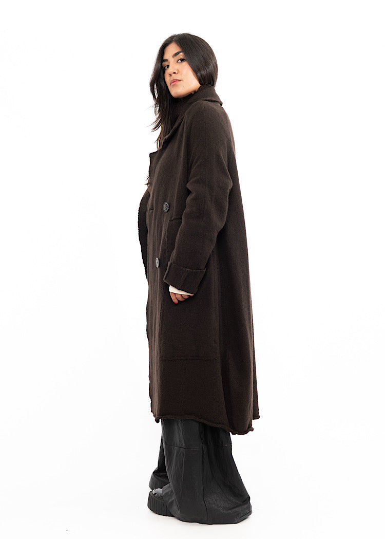 RUNDHOLZ MAINLINE KNITTED COAT