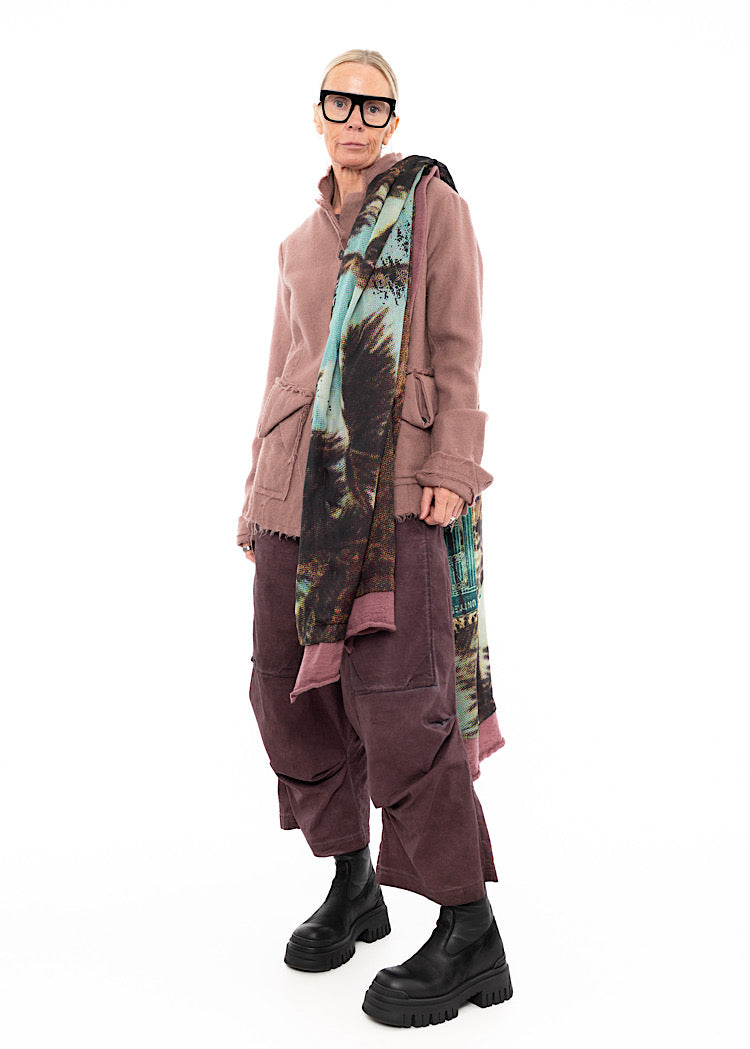 RUNDHOLZ DIP 1/2 SHARER KNITTED SCARF