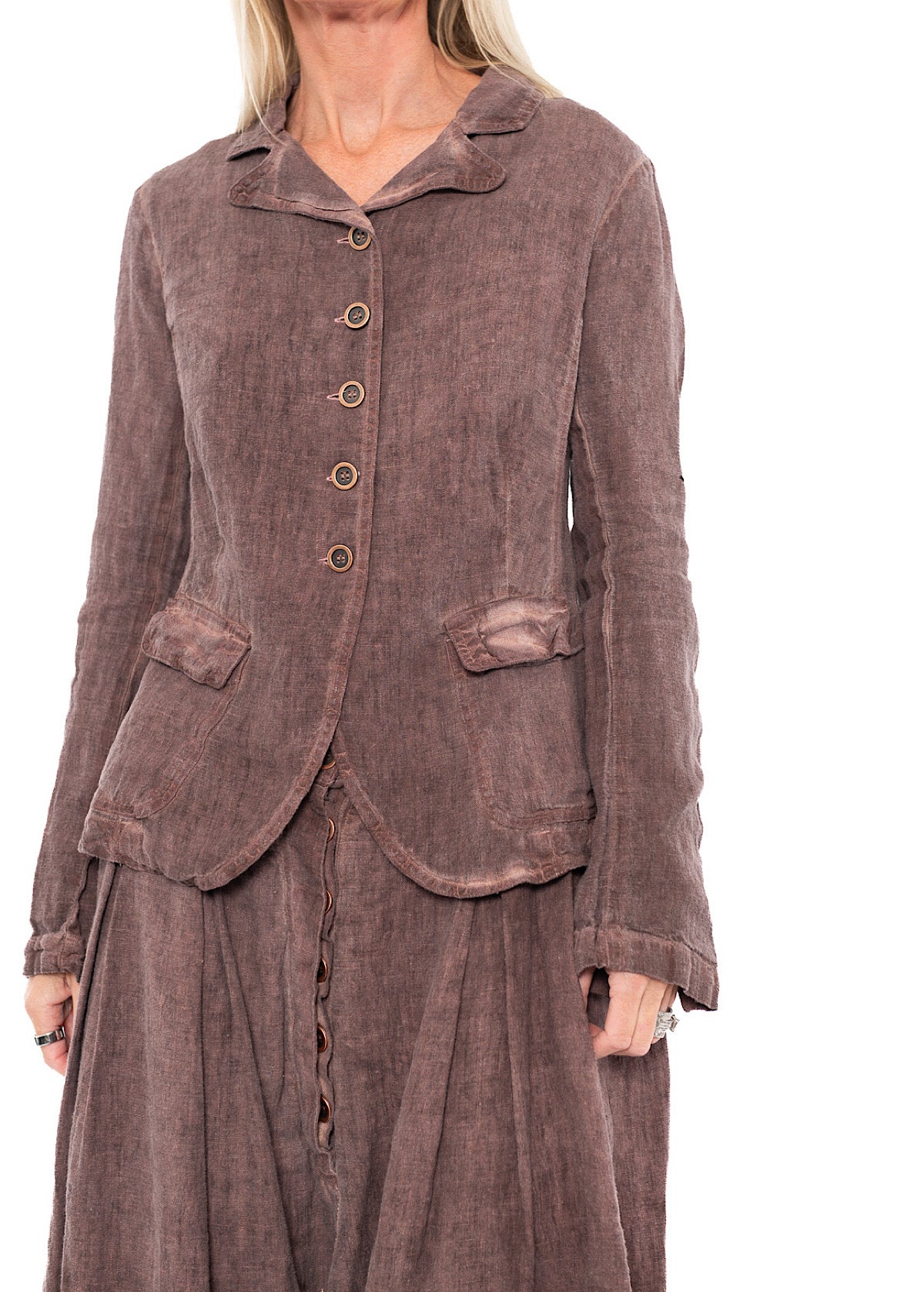 WINTER LINEN TAILORED JACKET