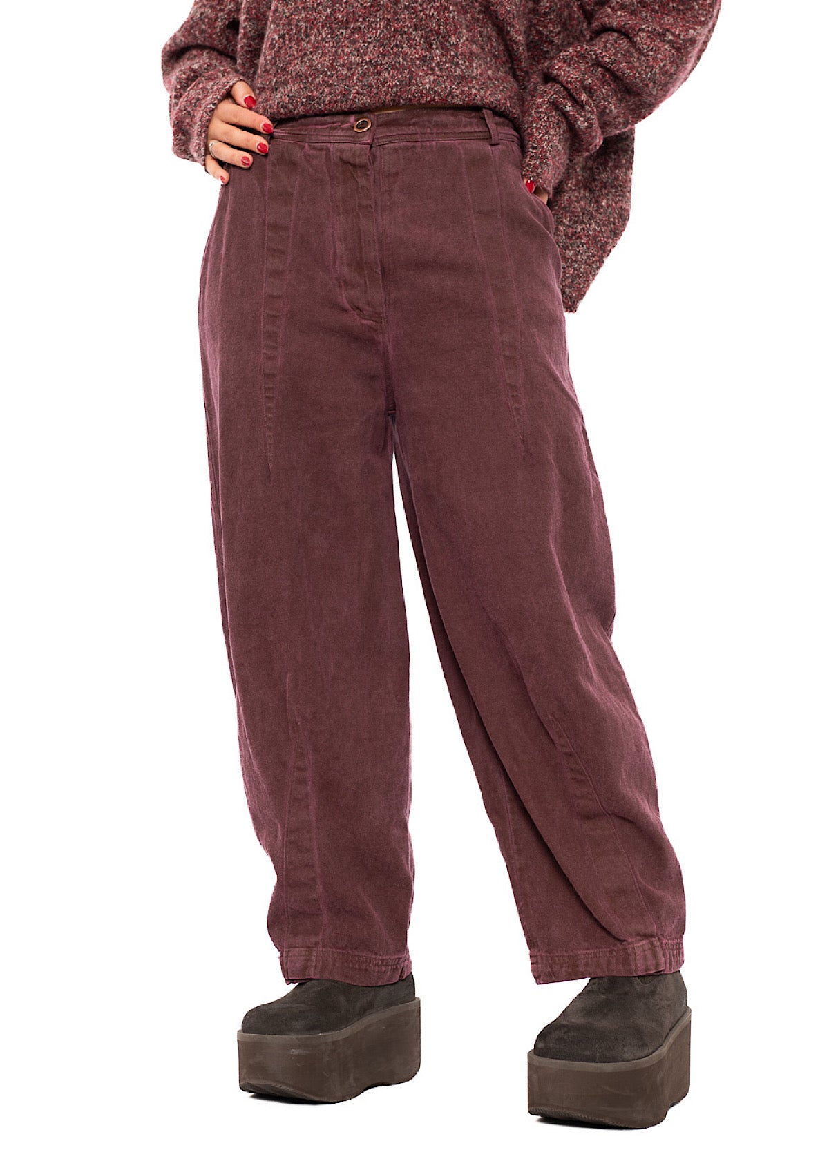 DENIM BALLOON TROUSER