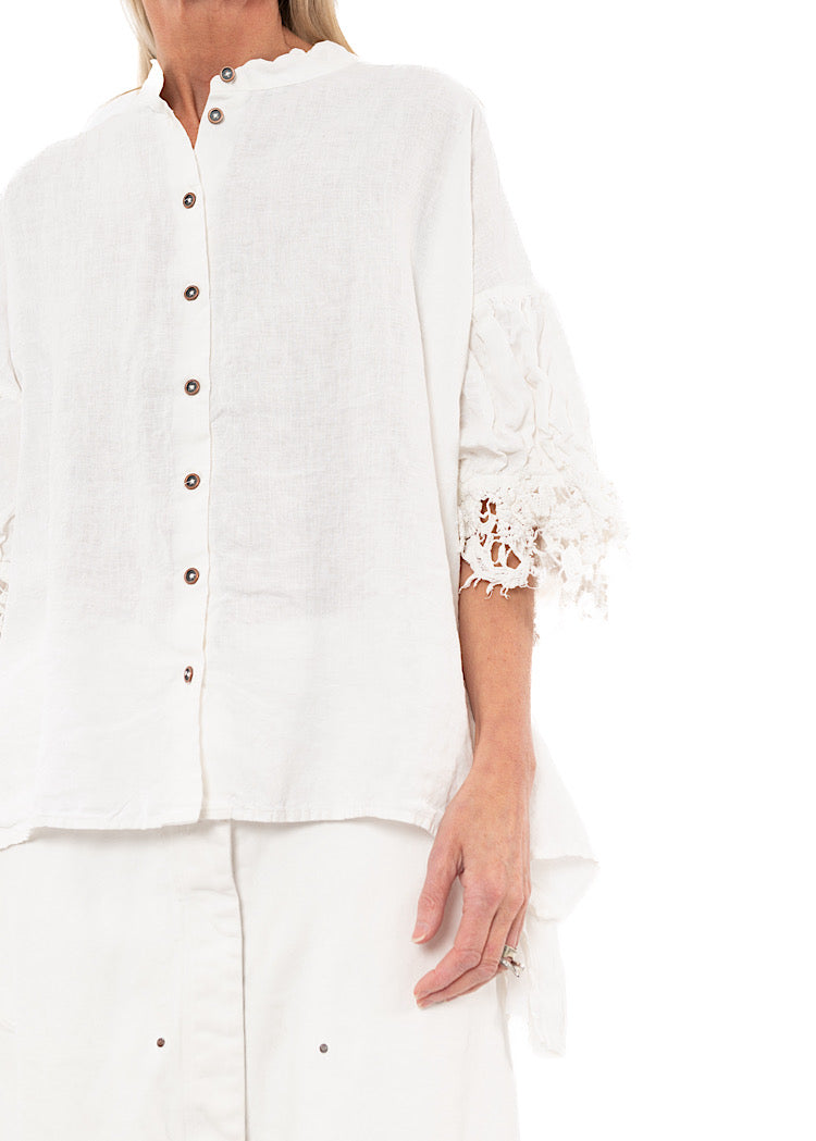 RUNDHOLZ DIP BLOUSE