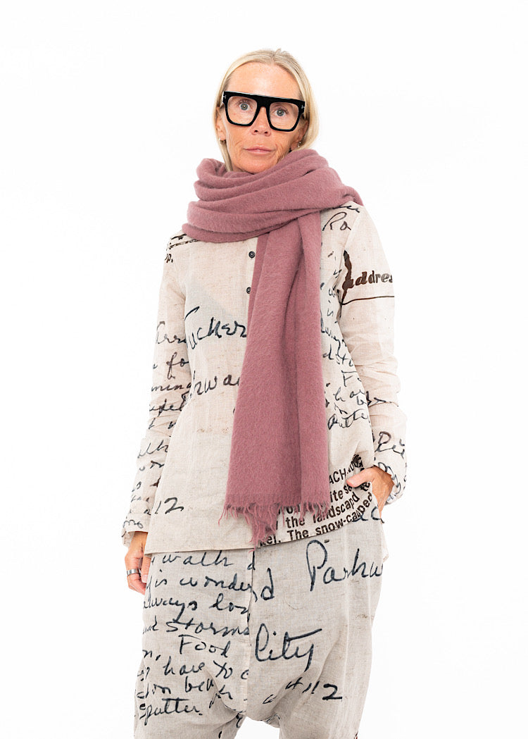 RUNDHOLZ DIP 1/3 SHARER KNITTED SCARF